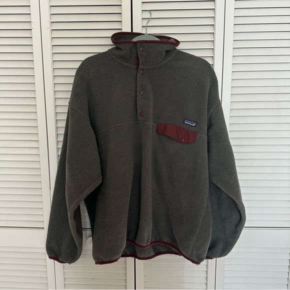 Rare Vtg Mens Patagonia Synchilla Pullover Fall 2012 #25450 mountain athleisure - Picture 5 of 12
